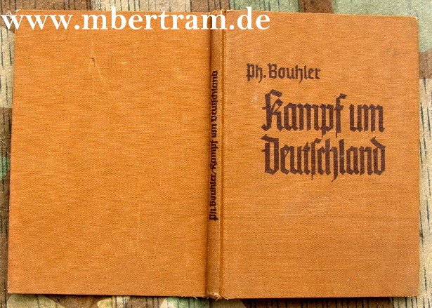 Bouhler, Philipp. Kampf um Deutschland. 1939. KLV Etikett ( Kinderlandverschickung)