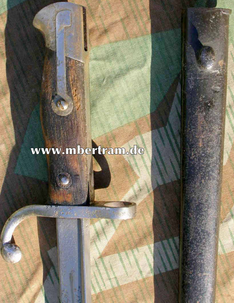 Belgien, Degenbajonett M 1882/ 1883 für Comblain Gewehr