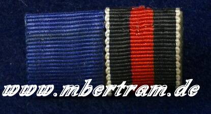 2er Bandspange: WH DA. 4 Jahre, Med. 1.Okt.1938. "DRP"