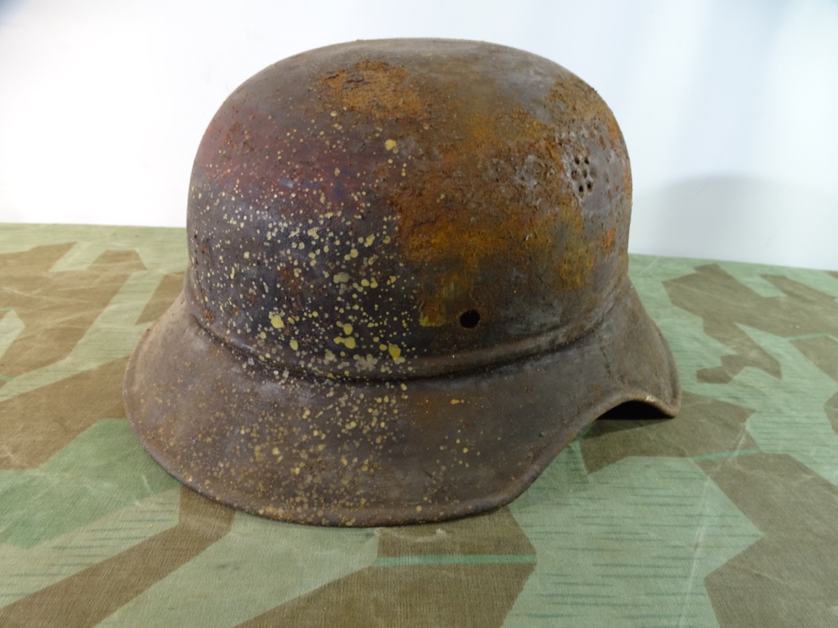 Luftschutz Helmglocke Gladiator Form, rauchgeschwärzt 