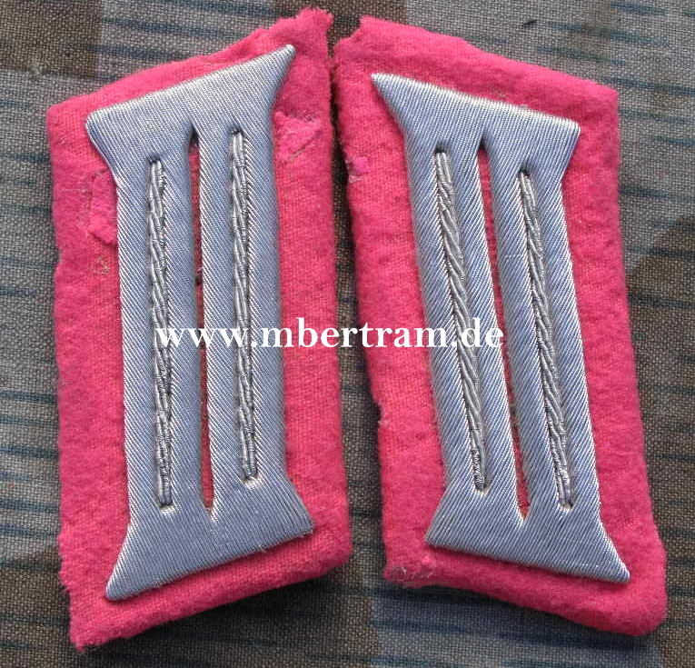 Pärchen Kragenspiegel für Waffenrock Panzer