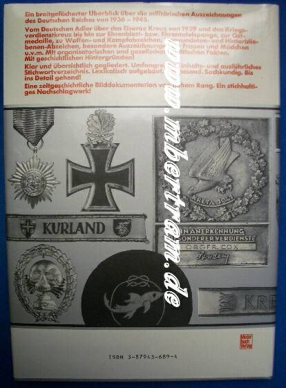 Auszeichnungen d. Dt.Reiches 1936-1945 -Verdinst- u.Ehrenz.