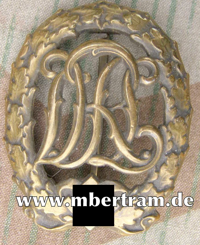Reichssportabzeichen DRL in bronze Buntmetall