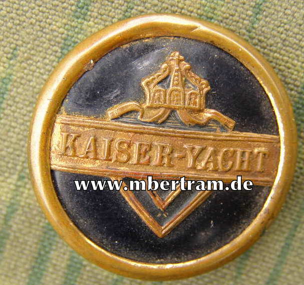 Jacken Knopf des Service- Personals der Kaiser-Yacht