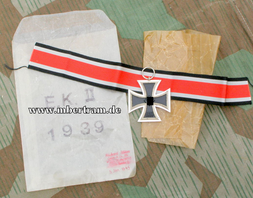 Eisernes Kreuz 2. Klasse 1939, Band, Tüte, Traumstück !!