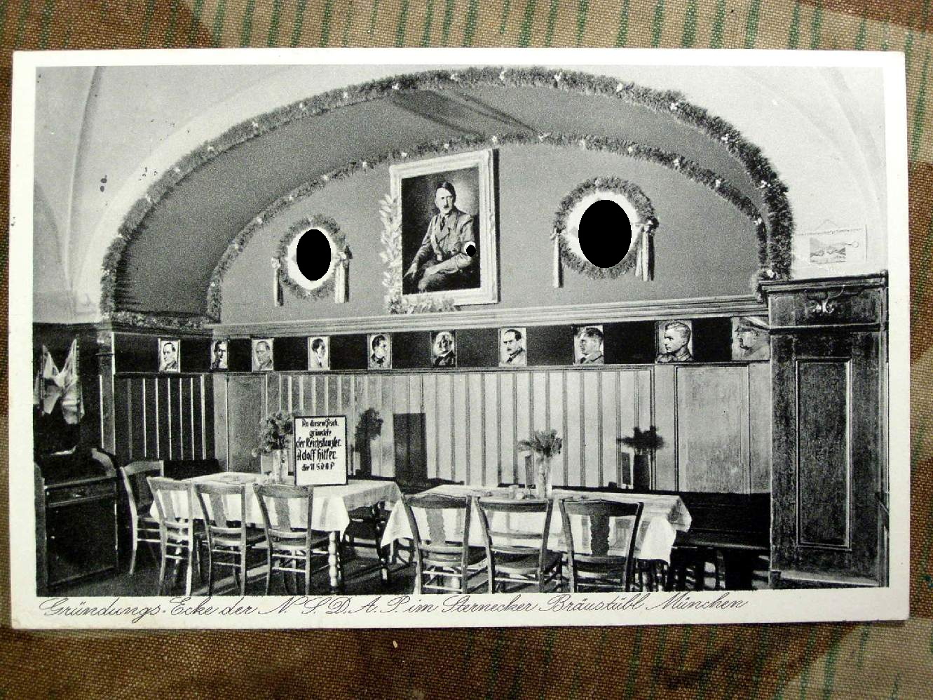 Gründungsecke NSDAP im Sternecker Barustübl München