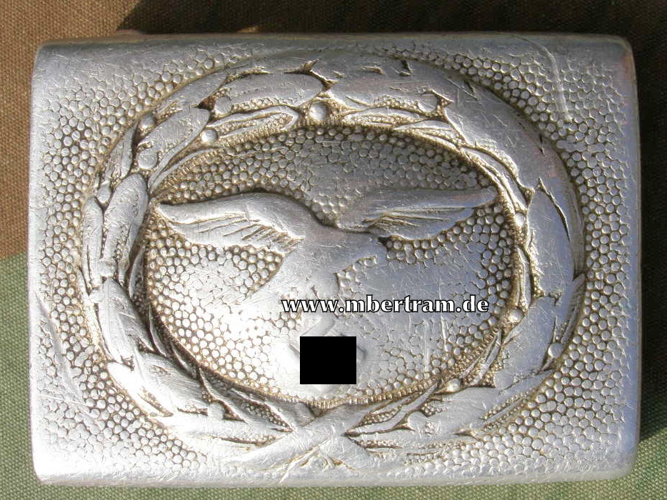 Luftwaffe Koppelschloß für Mannschaften, Alu, entnazt.