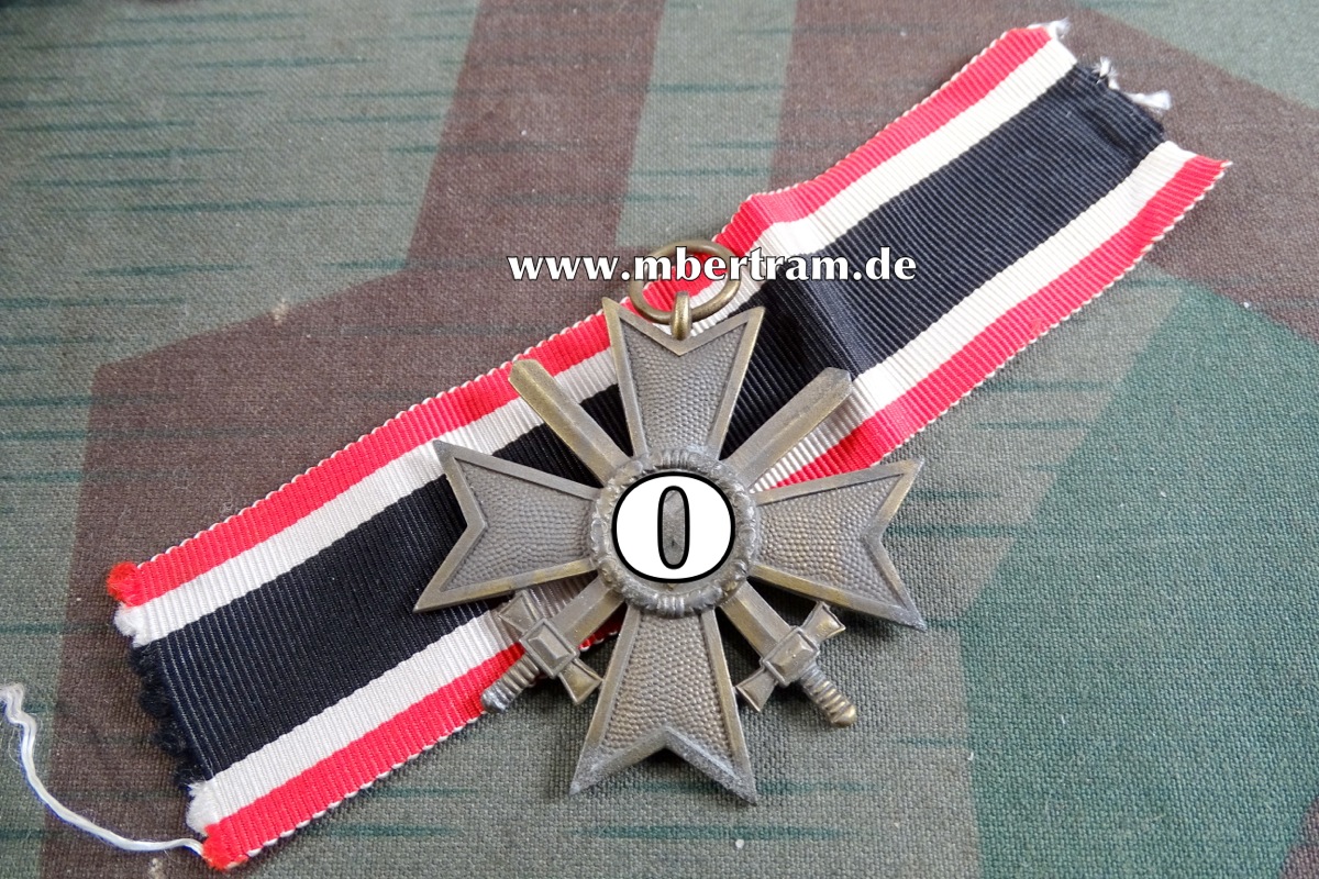 KRIEGSVERDIENSTKREUZ 2. KL. 1939 MIT SCHWERTERN AM BAND, Hst: "127"