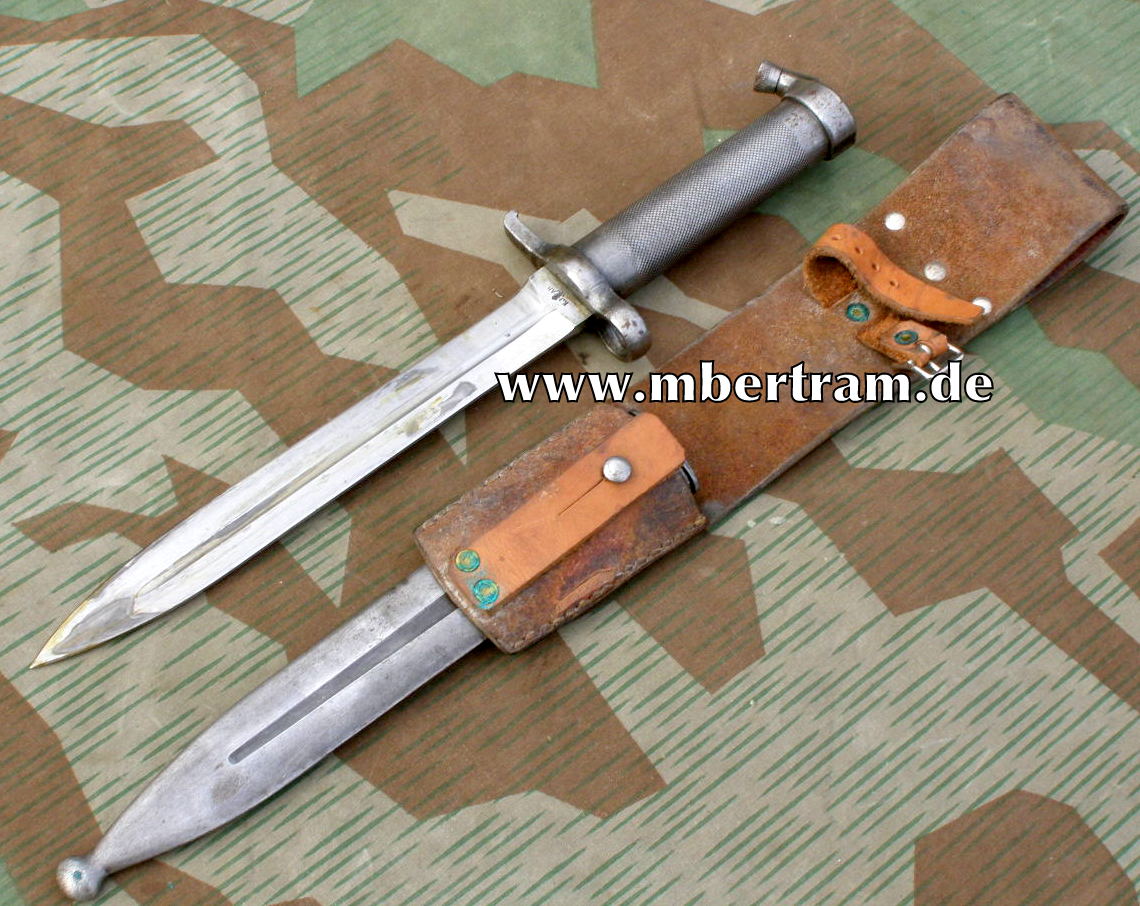 Schweden: Messer Bajonett Modell 1896 mit Scheide