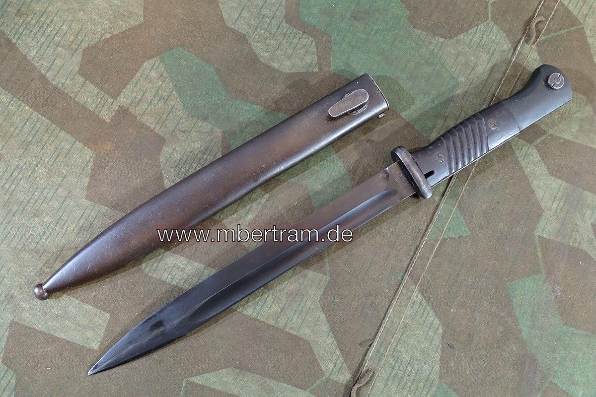 Wehrmacht K 98 Seitengewehr/ Bajonett M 84/98 F.Herder A.S. Solingen