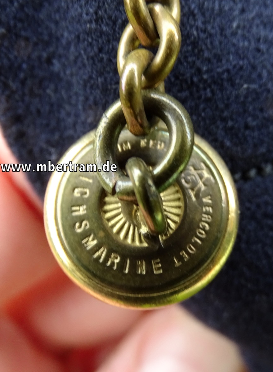 2385-75a0d81f65578f KM dunkelblaue Paradejacke, Feuerwerkersmaat, um 1937.