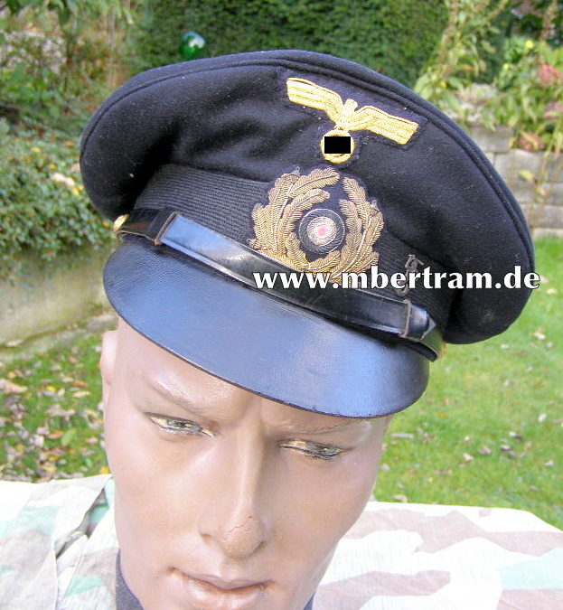 Kriegsmarine blaue Schirmmütze Portepee Unteroffiziere