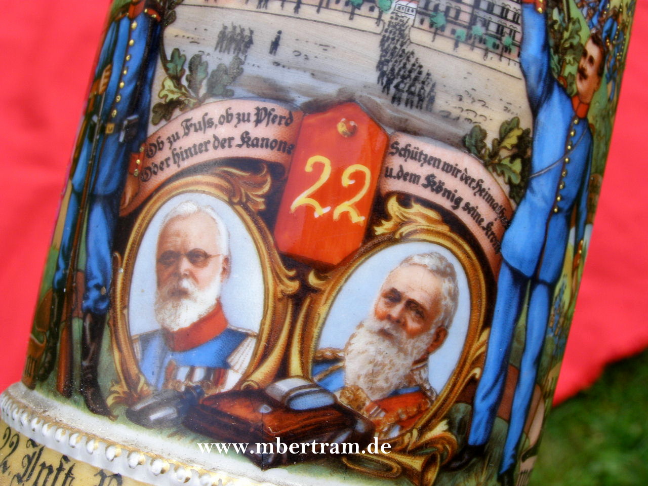 10377-23 Königl. Bayr. 22. Inf, Rgt. 4. Comp. Zweibrücken, 1911-13