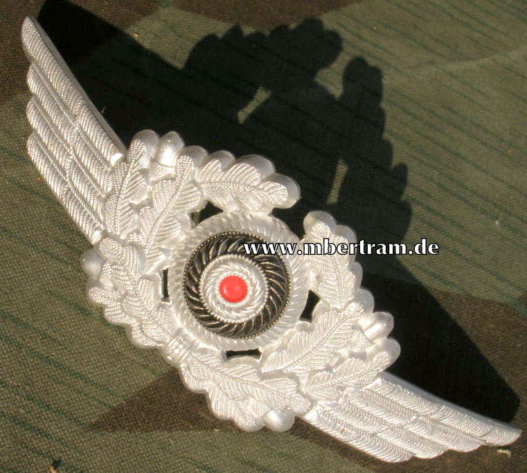 Kokarde für Luftwaffen Schirmmützen, Alu