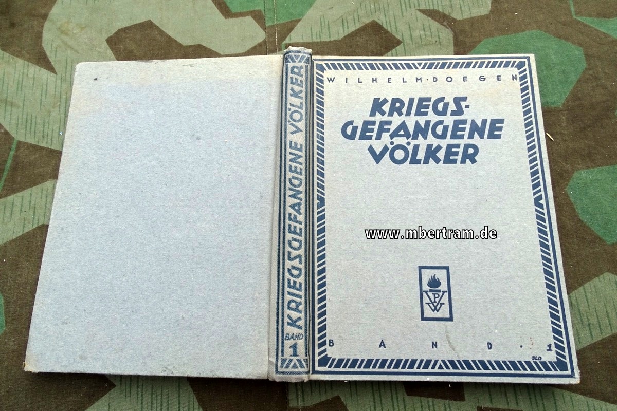 Theodor Kappstein Wilhelm Doegen: Kriegsgefangene Völker.( in Deutschland)  1921