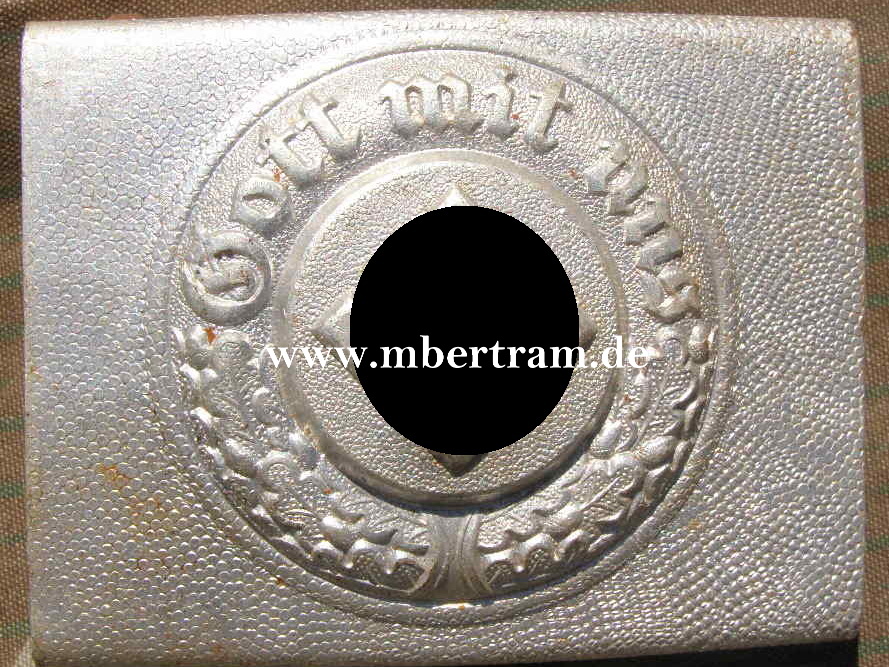 Replik: Koppelschloss Polizei und Feuerwehr, Aluminium