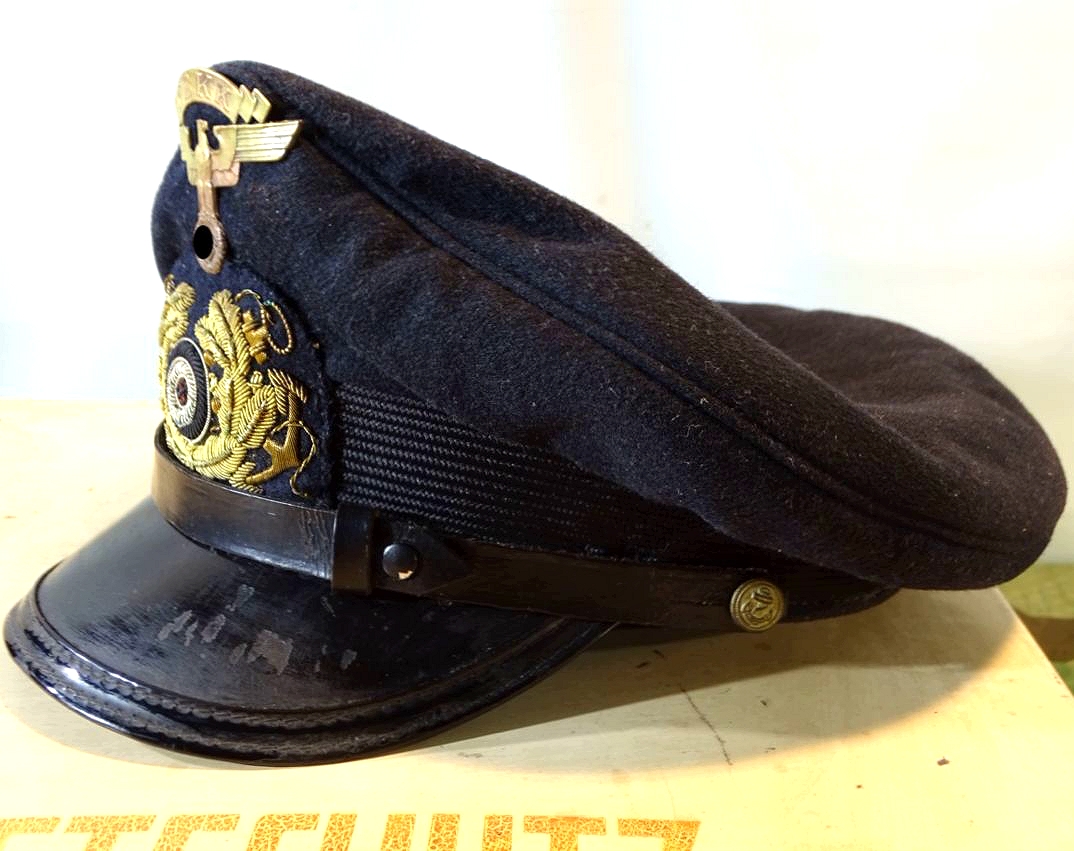 Nationalsozialistisches Kraftfahrkorps (NSKK) Motorbootstandarte, Schirmmütze für Mannschaften Nationalsozialistisches Kraftfahrkorps (NSKK) Motorbootstandarte, Schirmmütze für Mannschaften