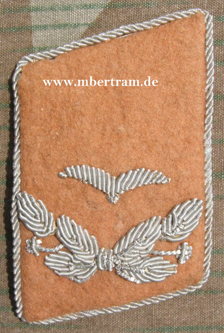 Luftwaffe, Kragenspiegel Leutnant der Nachrichten Truppe