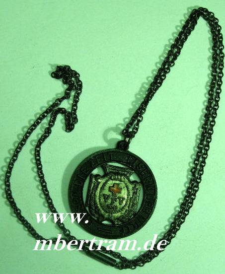 Rotkreuz Vereinskreuz "V.F.V 1914" versilbert, emailliert