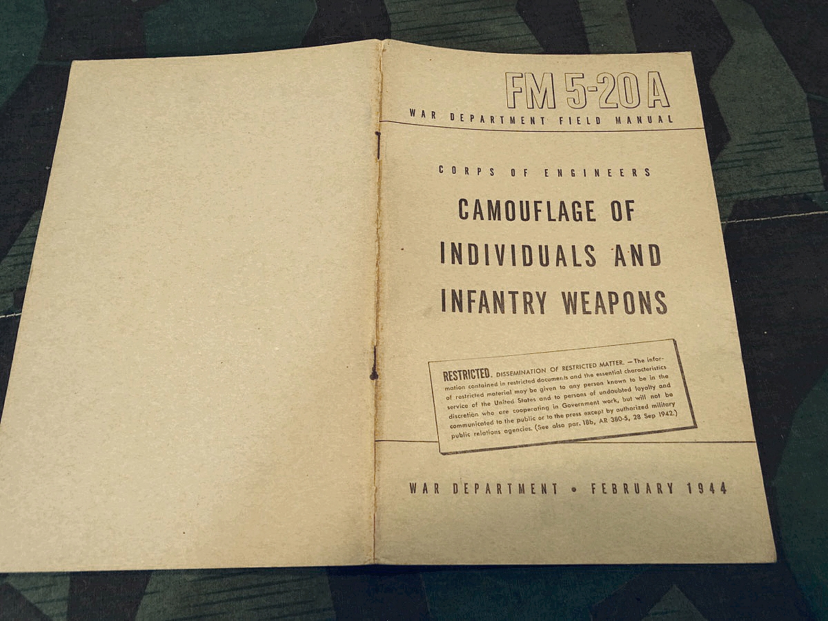 Department of the Army Field Manual FM 5-20 A , Carmouflage of Individuals and Infantery weapons 194