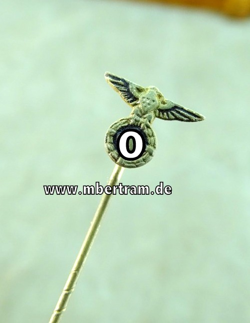 NSDAP Mitgliedsabzeichen Hoheitsadler, klein, ca. 9mm