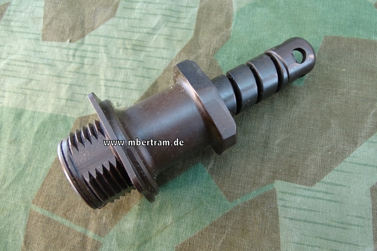 Original WEHRMACHT MG 42 Pufferstück für Kolben. Verbindet Gehäuse mit Kolben.