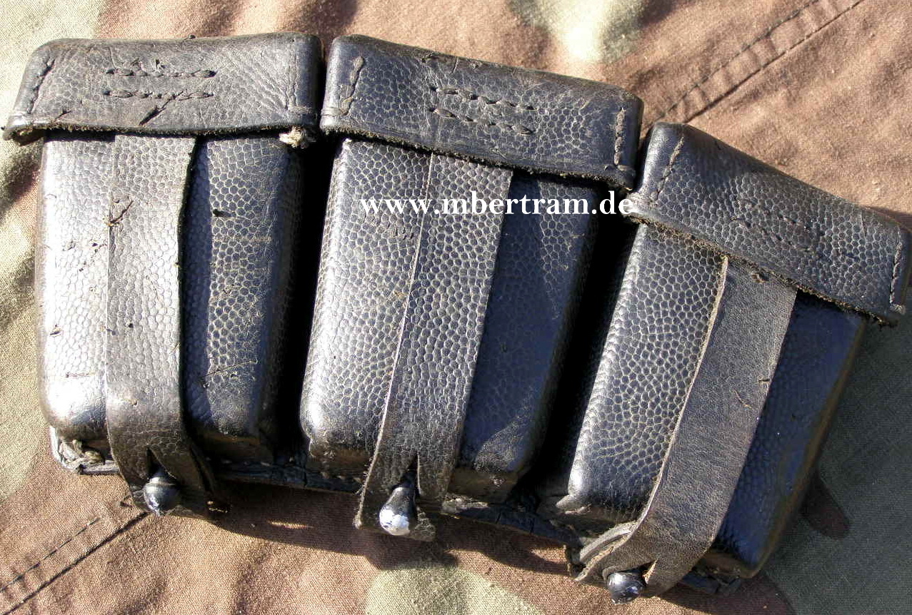 WH K98 3er Munitionstasche: R.Adam Oberursel Taunus, 1940