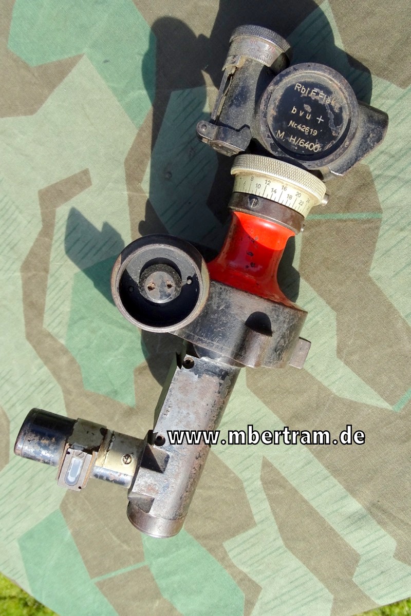 RBL. F. Flak, Rundblickfernrohr für Flak, Zieloptik für Erdziele der 8,8 Flak, " bvu"