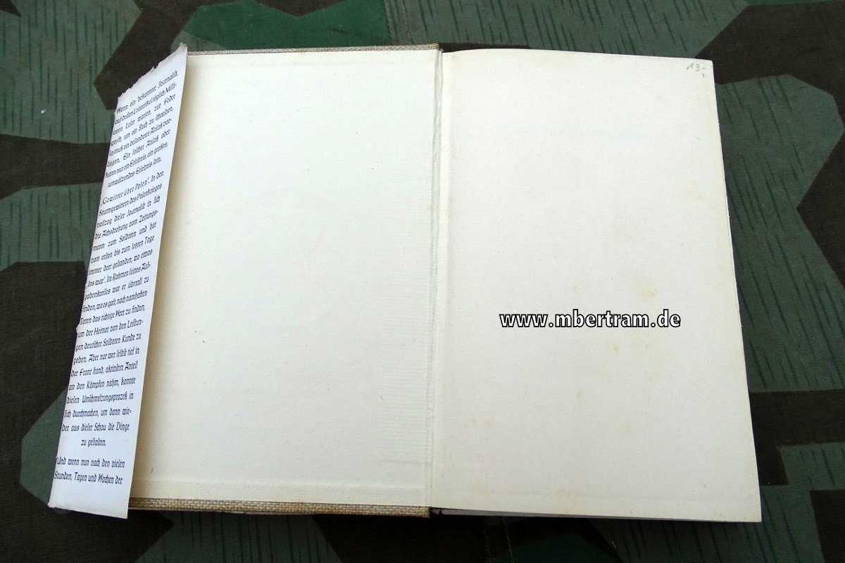 Sedlatzek.: Gewitter über Polen. 1940, 255 S. mit Schutzeinband.