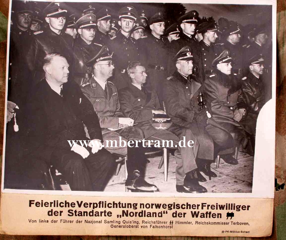 Reichsführer SS Himmler, Oslo, Standarte Nordland