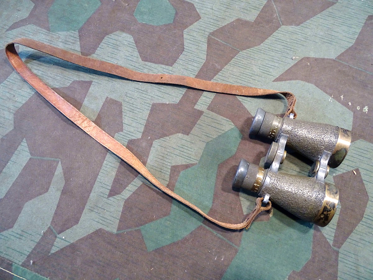 WW I Binoculars, 1. Weltkriegs Dienstglas 08 " Voigtländer Braunschweig "
