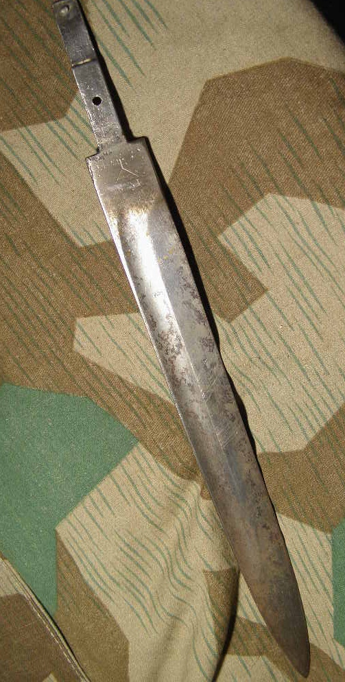 Klinge WH Ausgeh Seitengewehr KS 98, P.S.Solingen, 25cm