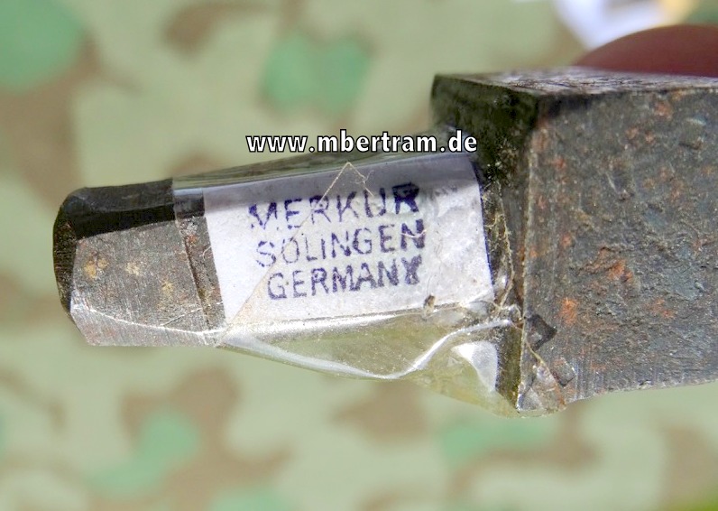 Hersteller Prägestempel der Fa. Merkur Schneidwaren, Solingen