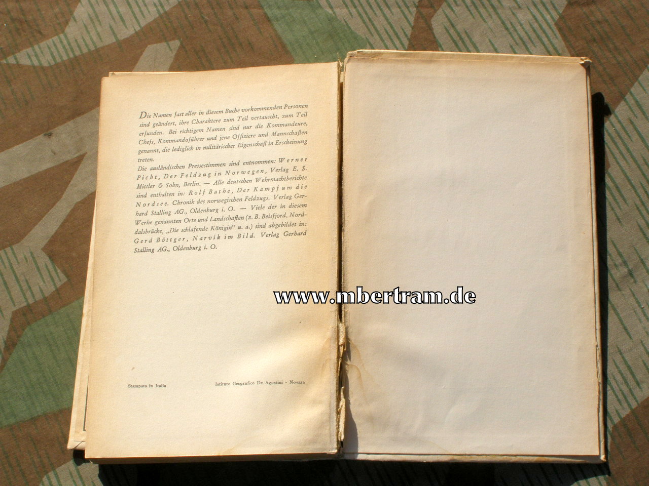 " Wir hielten Narvik" Kurt W. Marek, Erscheinen 1941, 340 S.