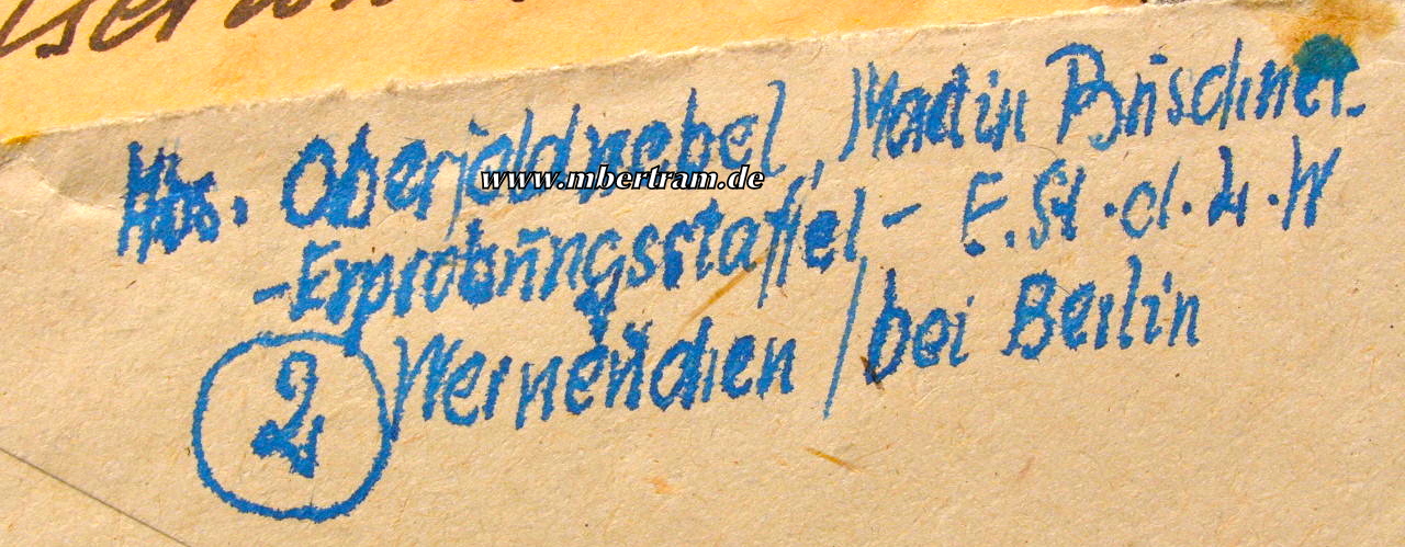 Luftwaffen Erprobungsstaffel Werneuchen- Beißerlin, 1943