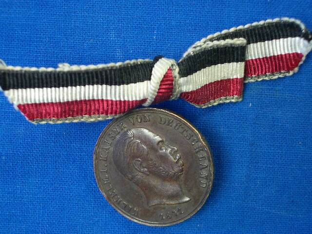 Tragbare Gedenk Medaille an den Sieg von 1871, Wilhelm I