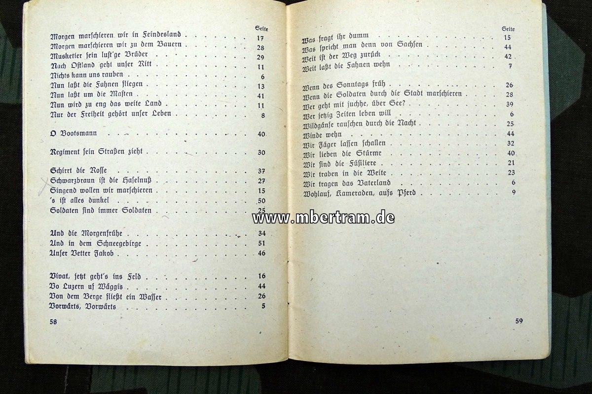 15871-7 Unser Kriegs-Liederbuch, Truppenbetreuung der SS-Panzerdivision "Hitlerjugend"