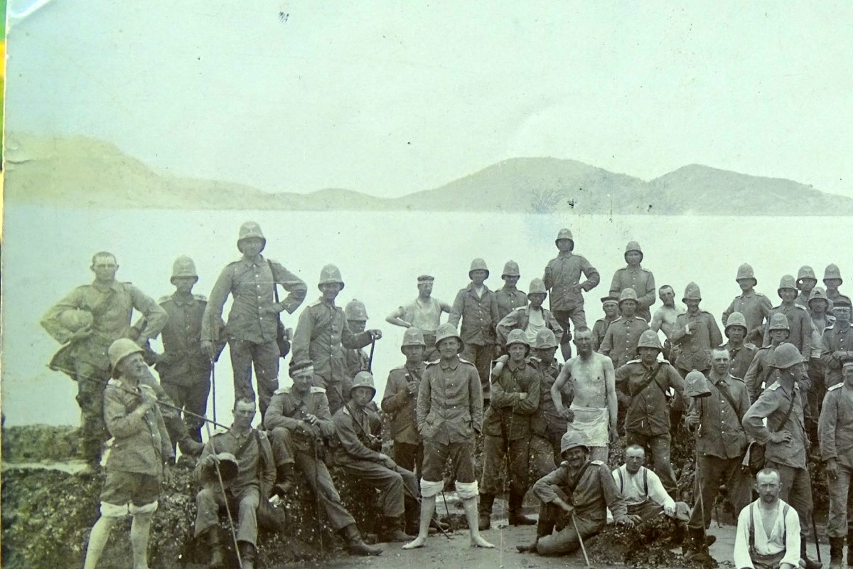 17797-26 Foto Nachlass eines ehem. Angehörigen der kaiserlichen Kolonialtruppe Tsingtau