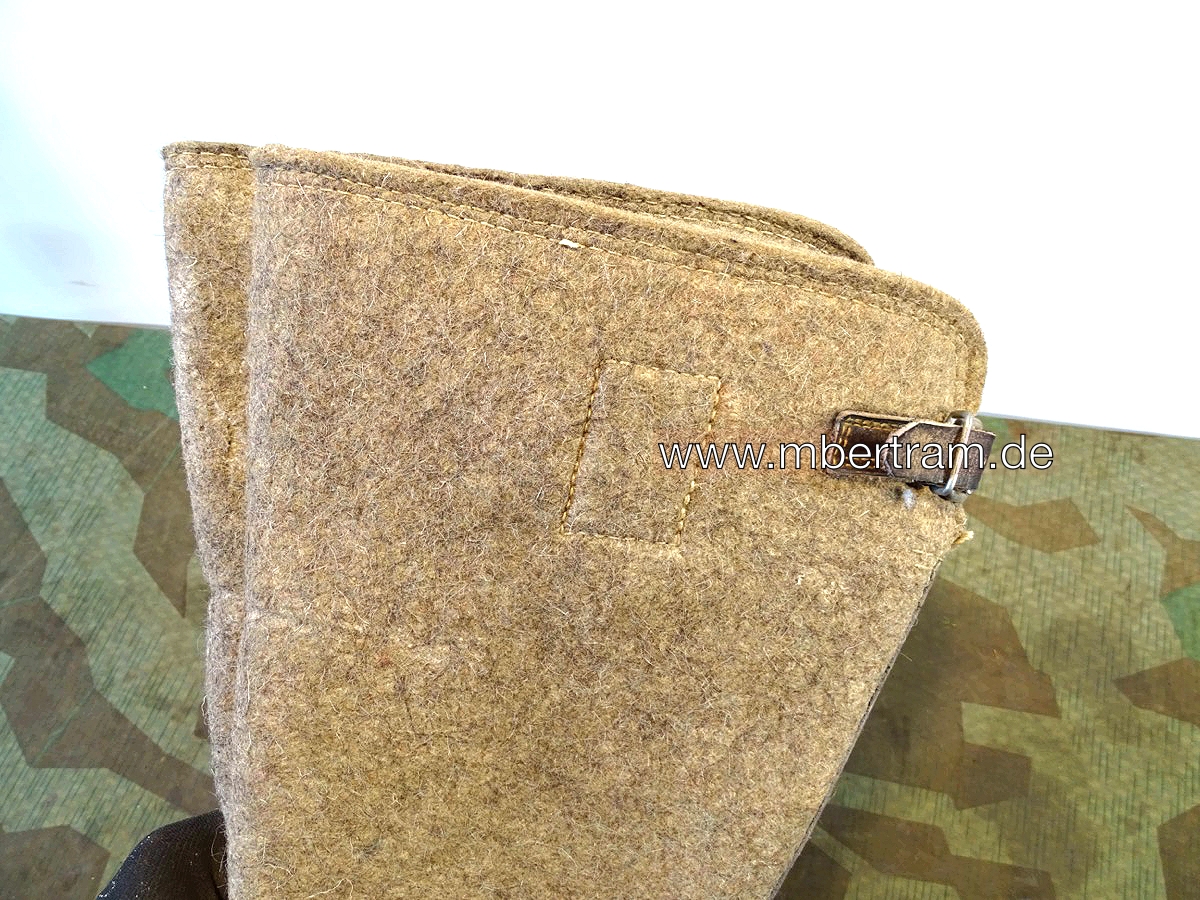 20786-6 Paar ungetragene, neuwertige, späte Wehrmachts Filzstiefel 1944