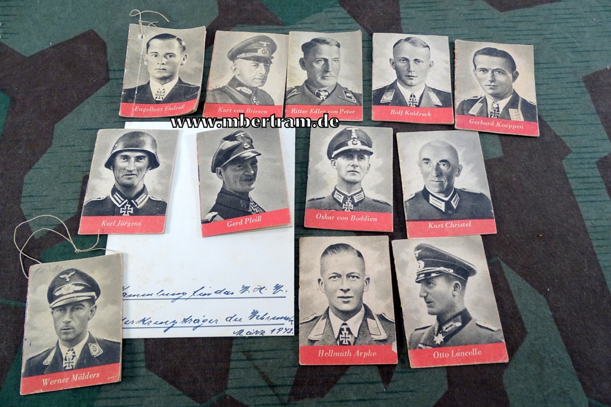 WHW - März 1943,12 Hefte: HELDEN DER WEHRMACHT (RK- TRÄGER)