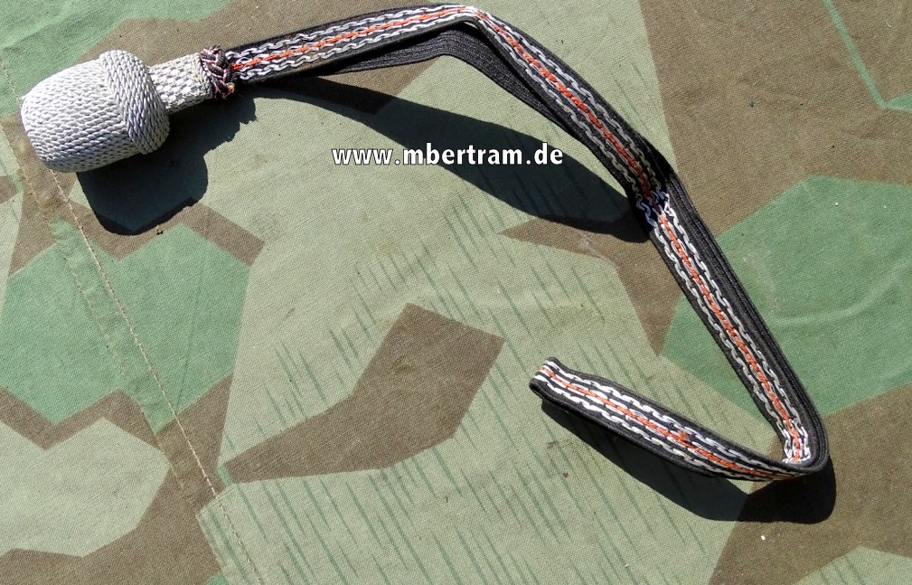 II. Reich Polizei Portepee für Führer, Stoffband, hervorragender Zustand