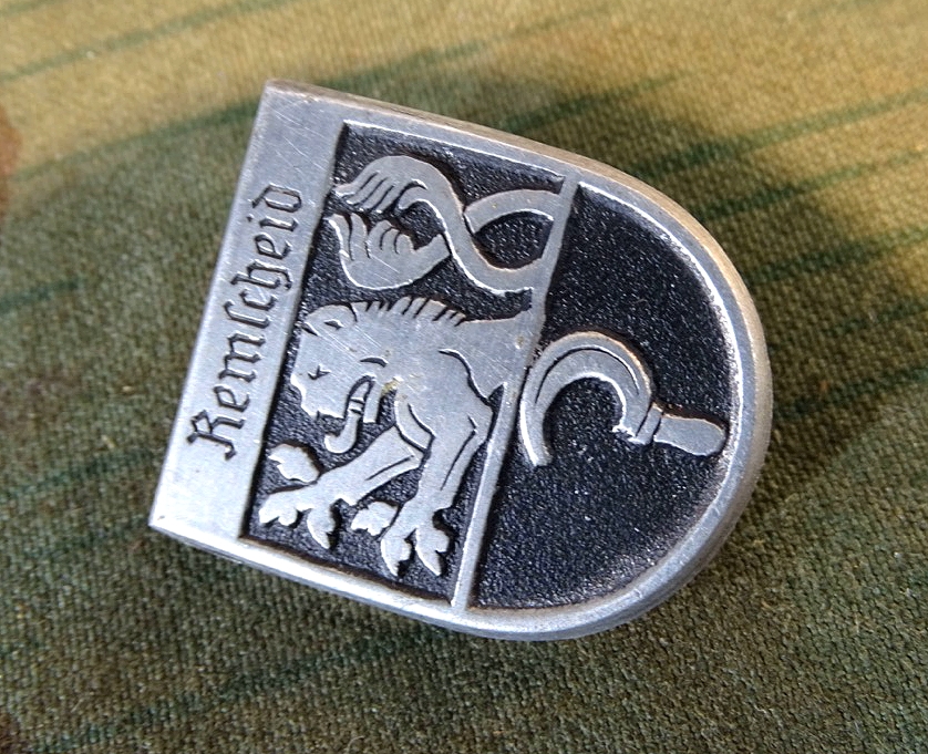 WHW - Gaustrassen Sammlung, Düsseldorf,  Jan. 1939, Stadtwappen Remscheid