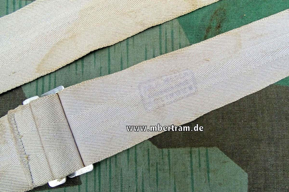 Wehrmacht Säbelunterschnallgurt, Schultergurt für Blankwaffen, mit Karabinerhaken