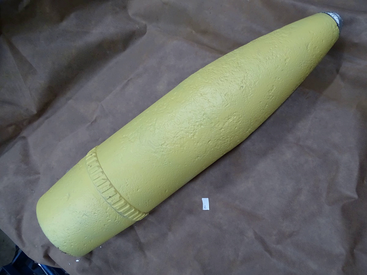 Deko Spreng Granate 15 cm schwere Feldhaubitze 18 mit AZ 23 Zünder, Nur Abholung ( 2) 