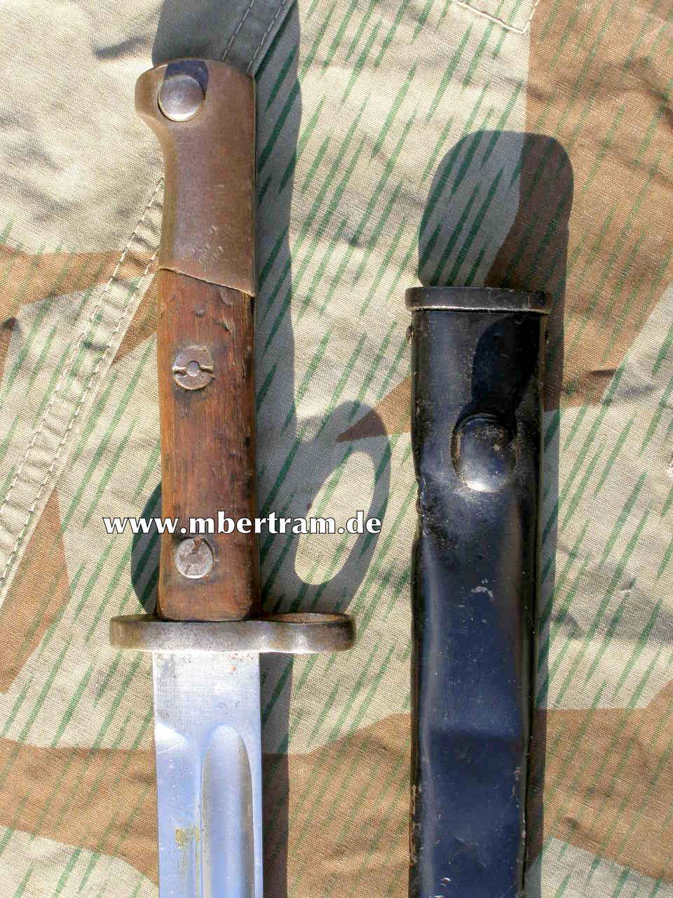 Mauser Bajonett f. Chile Mauser M 1912, Hst.: Steyr. "CEWG"
