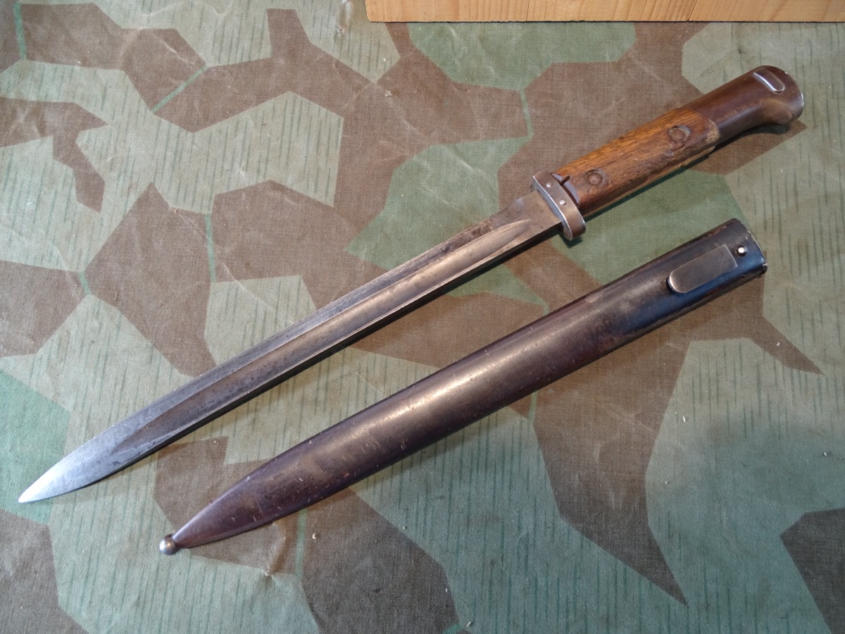 VZ 24 Seitengewehr aus tschechischer Fertigung um 1945 Code tgf, Brünner Waffenwerke