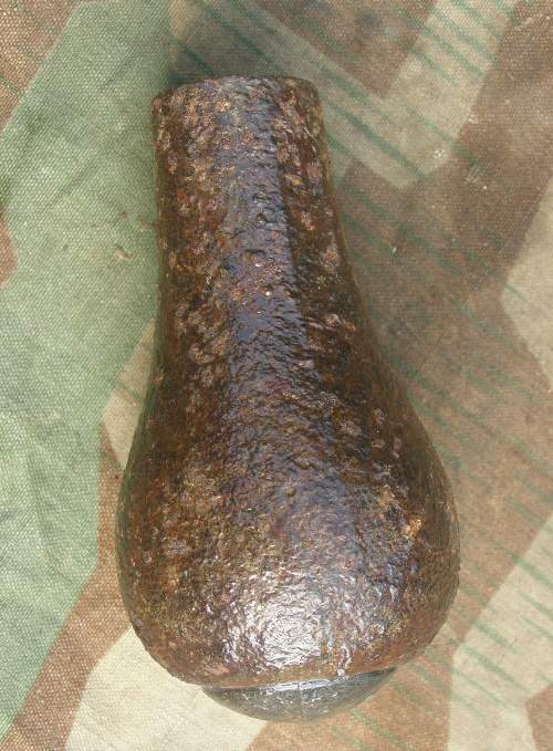 4020-1 Französische Löffelhandgranate " Birnenform" 1. Weltkrieg