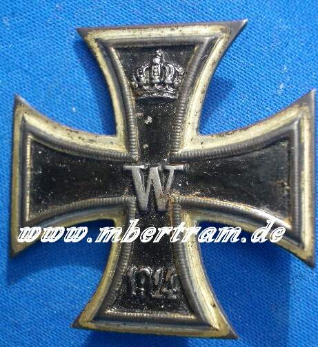 Eisernes Kreuz 1. Kl.1914 ohne Herstellerzeichen