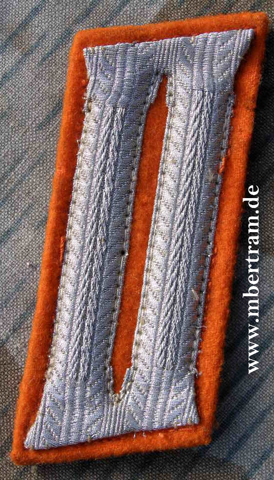 Kragenspiegel für Waffenrock Feldgendarmerie. Selten
