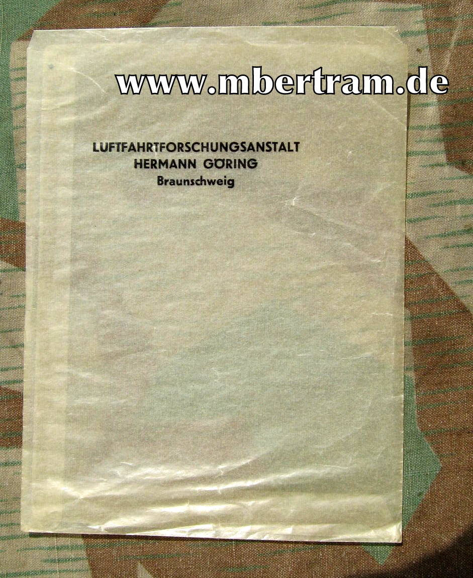 Luftfahrtforschungsanstalt Hermann Göring- Braunschweig